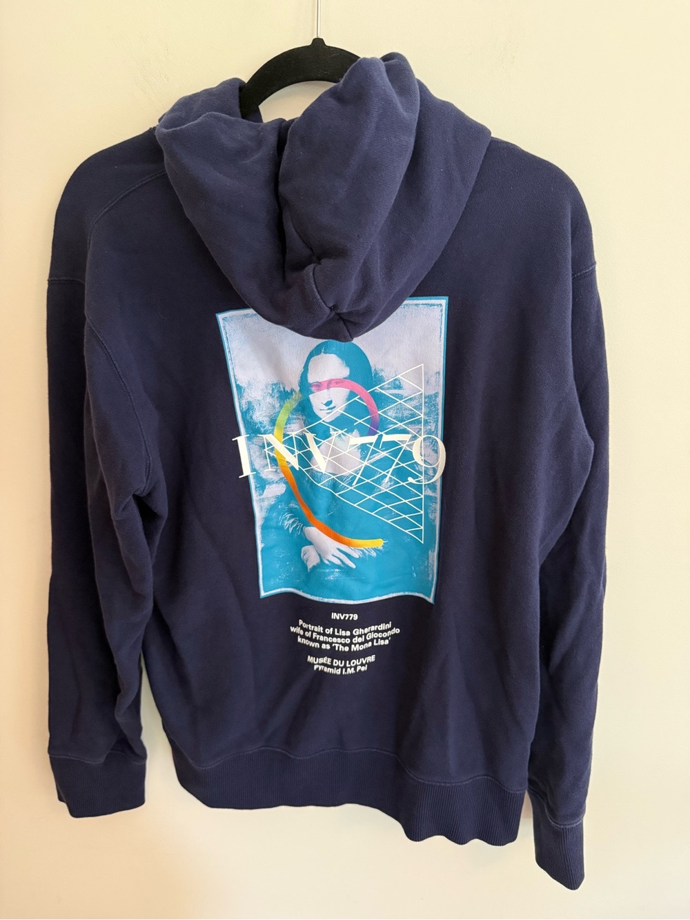 Uniqlo Mona Lisa Navy Zip-Up Hoodie